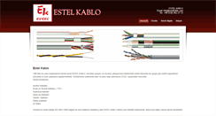 Desktop Screenshot of estelkablo.com